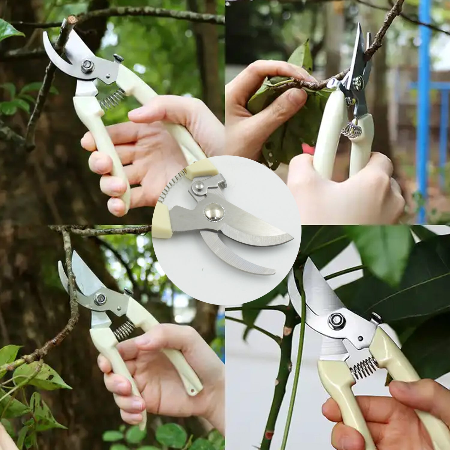 0471 Stainless Steel Pruning Shears with Sharp Blades and Comfortable handle - Durable Hand Pruner for Comfortable and Easy Cutting, Heavy Duty Gardening Cutter Tool Plant Cutter for Home Garden | Wood Bran (1 Pc) 0471 Stainless Steel Pruning Shears with Sharp Blades and Comfortable handle - Durable Hand Pruner for Comfortable and Easy Cutting, Heavy Duty Gardening Cutter Tool Plant Cutter for Home Garden | Wood Bran (1 Pc)